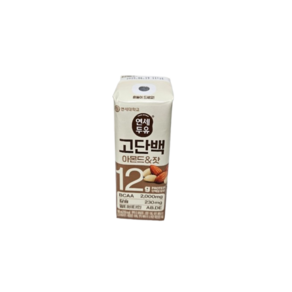 연세두유 고단백 아몬드 앤 잣, 190ml, 24개