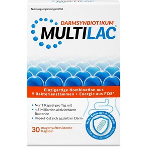 Multilac 멀티락 신비오티쿰 유산균 30베지캡슐, 1개, 30g