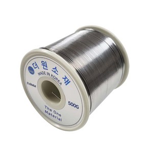 더원소재 0.6mm~1.6mm 솔더와이어 유연실납 500g, RS60-1.0mm, 1개