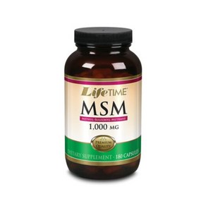 LIFETIME MSM Capsule (Btl-Glass) 1000mg  180ct 803181, 1개, 180정