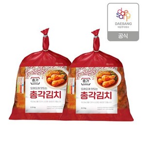 종가 종가집 총각김치 4.6kg (2.3.kg*2팩)