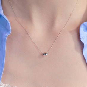 [Hei][케플러 샤오팅 볼빨간사춘기 안지영 착용][sv925] kidney bean necklace