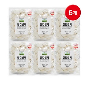 칠갑농산 쌀떡국떡 / 쌀 99%, 6개, 1kg