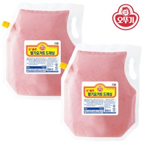 오뚜기 딸기요거트 드레싱 2kg ice, 2개