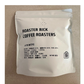 로스터릭 사계 블랜드 원두커피 ROASTER RICK COFFE ROASTER, 1개, 500g, 홀빈(분쇄안함)