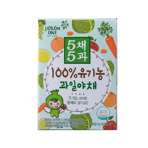 자연원 5채5과 100% 유기농 과일야채 100MLx4입, 100ml, 4개