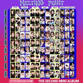 [제로베이스원]ZEROBASEONE 포카 ZEROBASEONE 제베원앨범미니 2집 MELTING POINT 117장 김규빈 박건욱 한유진 아이돌 굿즈