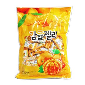 산포농연 감귤젤리 1봉(500g) 제리/츄잉캔디/사탕, 1개, 500g