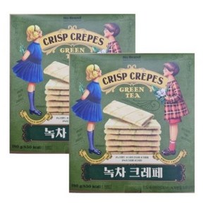 노브랜드 녹차 크레페 CRISP CREPES GREEN TEA 180g x 2개 총 360g