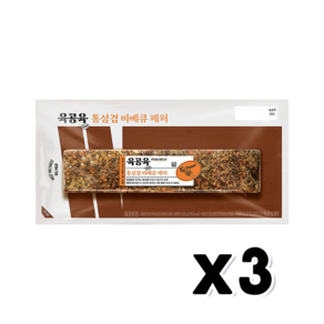 육공육 통삼겹바베큐 페퍼 즉석조리 300g x 3개