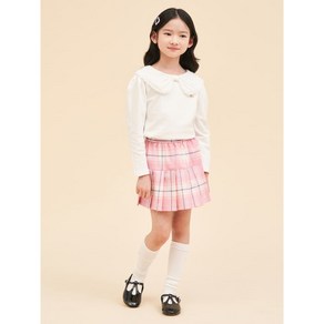 BEANPOLE KIDS 여아 저지 칼라 포인트 블라우스 화이트 BI4264G901 마감임박!!!, 140, 흰색