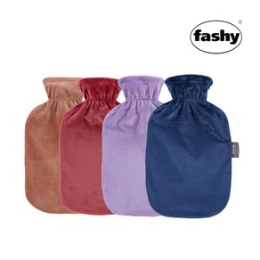 FASHY 파쉬 보온 물주머니포함 핫팩 찜질팩 벨벳커버 2.0L, 1개, 브라운