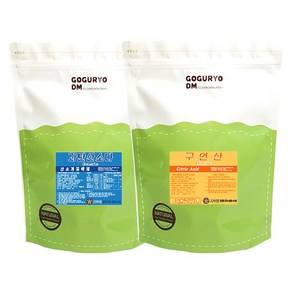 고구려디엠 베이직 2kg 2종셋트 (과탄산2kg + 구연산2kg = 4kg), 1개