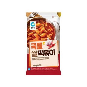 청정원 국물떡볶이, 2개, 420g