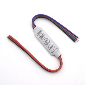 RGB 4선 칼라 LED스위치 제작용 DC 12V 컨트롤 리모컨, 1개