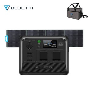 블루에티 AC60 확장형 파워뱅크[600W 403Wh] + PV200 휴대용 태양광 패널[200W] 세트, AC60+PV200, 1개