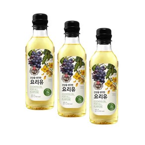 CJ 백설 건강을생각한 요리유, 3개, 500ml