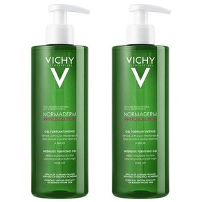 비쉬 노르마덤 파이토솔루션 피토솔루션 퓨리파잉 클렌징 젤 400ml 2팩 Vichy Nomadem Phytosolution Gel Puifiant Intense 2개입 c, 2개