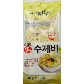 효림원 생수제비 300g 손수제비 사리 반죽, 3개