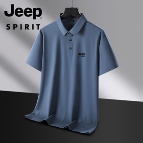 JEEP SPIRIT 남자 캐쥬얼 카라 티셔츠 남성 여름 반팔 패션 JP-6651