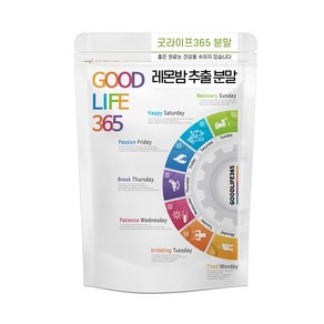 굿라이프365 10배 농축 레몬밤 추출 분말 가루, 1개, 200g