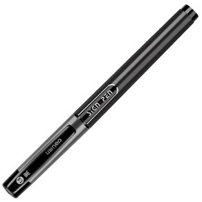 부드러운 필기용 델리 젤 펜 블랙 잉크 그립 굵은 소모품 S73 1 PC 1.0mm, 01 1 PC_01 Black