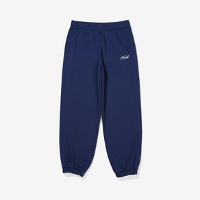 [FILA 본사공식] 자수로고 면혼방 조거팬츠 (FS2FPF3105X_NAY)