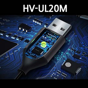 미니 USB Lavalive 사운드 카드 내장형 핀 마이크, HV-UL20M, 1개