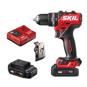 스킬 SKIL 12V MAX 충전 함마드릴 HD6290SE20 배터리2개 벨트클립 포함, 1개