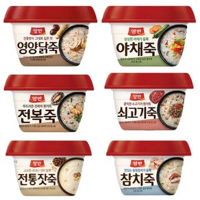 동원 양반 쇠고기죽+야채죽+영양닭죽+전복죽+전통잣죽+참치죽 6종 총 12개세트, 1개