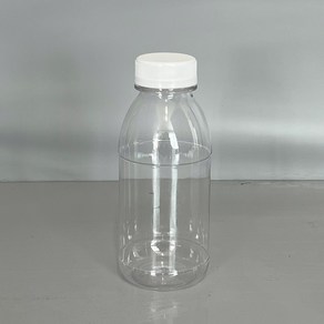 밀크티병 PET 밀크티 300ml 흰색캡 100개 더치병 페트병 (약 지름 6.1cm x 높이 14.7cm 마개3.8cm)