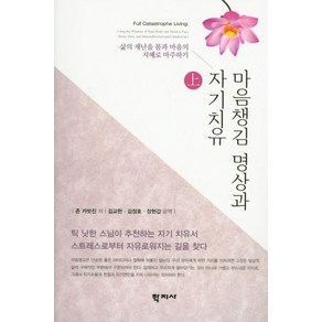 마음챙김 명상과 자기치유(상):삶의 재난을 몸과 마음의 지혜로 마주하기, 학지사, 존 카밧진 저/장현갑,김교헌,김정호 공역