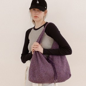 보르 Jeanne Knit Shoulde Bag_Puple