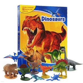 Dinosaurs My Busy Books 다이노소어 공룡 마이 비지북 (피규어 10개 + 플레이매트))