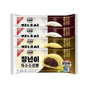 정년이 기린 호빵 팥 (4입)x2개+옥수수 (4입)x2개, 372g