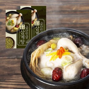 녹두 품은 금산인삼 삼계탕 1.2kg x 5팩, 5개