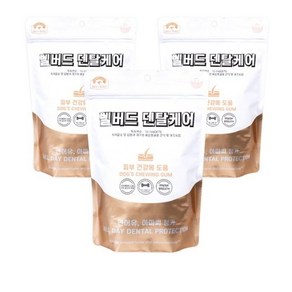 벨버드 푸드 덴탈케어 강아지 간식, 피부건강, 100g, 3개