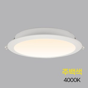 비츠온 다운라이트 LED 슬림 7인치 30W, 1개, 주백색