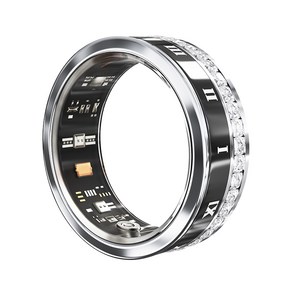 투토베네 V2 Cubic Samat Ring 웨어러블 스마트링 건강반지 큐빅반지 APP 한글지원, 1개, 골드 10호