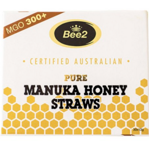 Bee2 Honey 마누카 허니 스트로우 선물 세트 Mgo300+, 1개, 360g