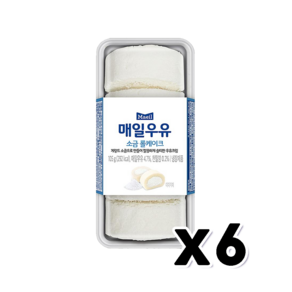 매일우유 소금롤케이크 디저트빵 105g x 6개