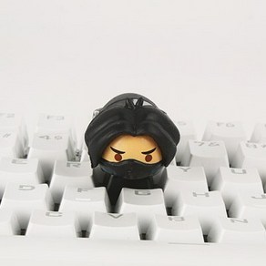 키보드 용 1PC keycaps 기계식 맞춤형 anime keycap 게임용 액세서리, [04] Black