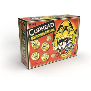 Cuphead 컵헤드 주사위 가족 친구 게임 빈티지 일러스트 머그맨 샬리스, 주사위 게임, 1개