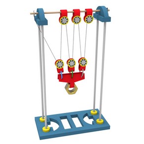 뉴 도르래와 거중기의 원리 만들기 (4개) DAU과학교구