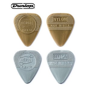 던롭 헤르코 플렉스 나일론 피크 Dunlop HERCO FLEX PICK, 0.75mm, 1개