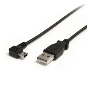 USB 2.0 A 타입 미니5핀 외장 하드 액션캠 카메라 하이패스 블랙박스 디카 mini5핀 구형 충전 ㄱ자 케이블