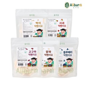 올바름 쌀과자 떡뻥 5종 세트, 3세트, 30g, 5봉