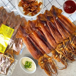[바다누리] 굽지 않아도 맛있는 짜지않고 담백한 쫄쫄이오징어, 1개, 230g(4~5미)