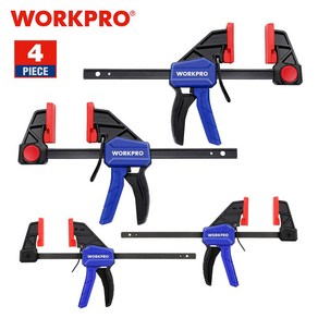 WORKPRO 목공용 지그 공구 목공용 2pc 4.5인치 120mm + 2pc 2pc 6인치 150mm, 4개