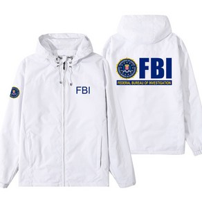 FBI 봄 바람막이 후드 가벼운 잠바 재킷 비옷 점퍼